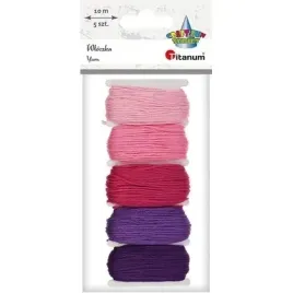 mulina-10m-tonacja-rozowa-5-kolorow-titanum