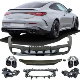 dyfuzor-z-koncowkami-wydechu-mercedes-cle-amg-line