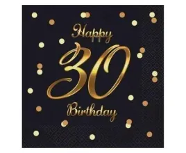 serwetki-bandc-happy-30-birthday-czarne-20szt-godan