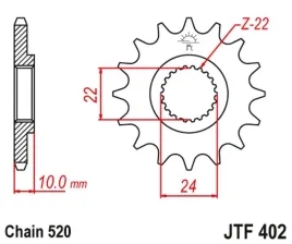 zebatka-przednia-jt-jtf402-16rb-z-guma-bmw-f-650-aprilia-pegaso-650-stalowa