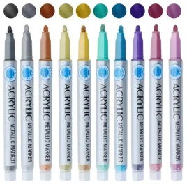 markery-akrylowe-pisaki-do-kamieni-ubran-flamastry-mazaki-metaliczne-10szt