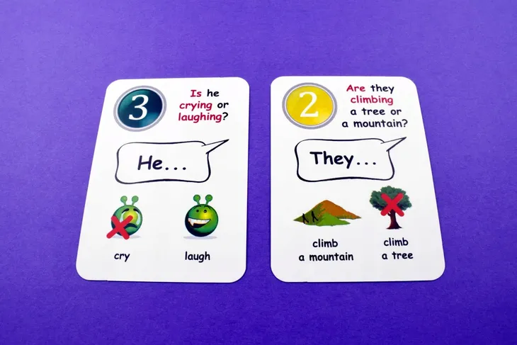 fun-card-english-present-continuous-creativo-creativo-jezyk-angielski