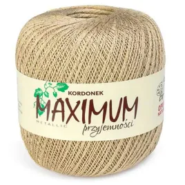 kordonek-maximum-metallic-100g-kolor-1777-bezowo-zloty