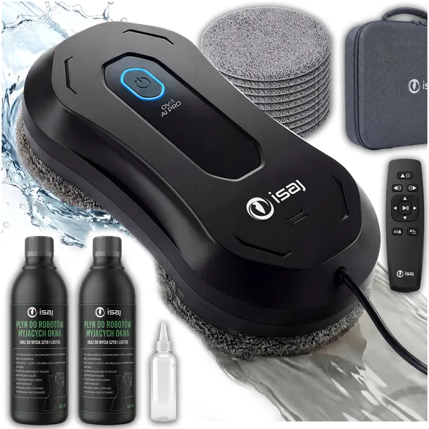 ROBOT DO MYCIA OKIEN ISAJ OV1 AI Pro + 2x płyn 500ml + system AI + WiFi