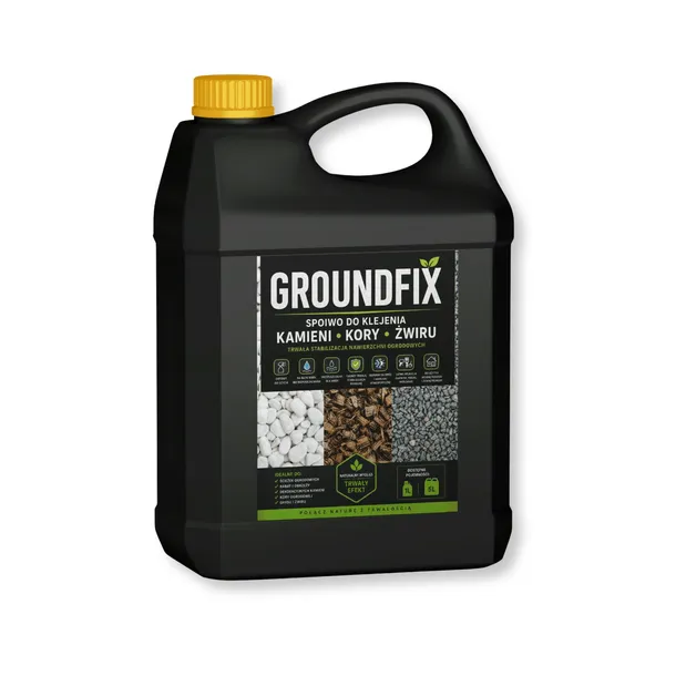 Spoiwo do kamienia, kory, żwiru, kruszywa, ściółki GROUNDFIX 5 L