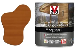 v33-lazura-ochronna-expert-ochrona-do-12-lat-dab-zlocisty-25l