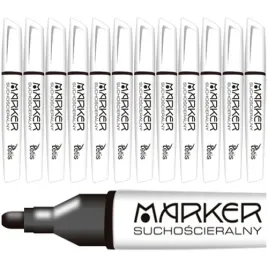 marker-suchoscieralny-do-bialych-tablic-3mm-czarny-stozkowy-tetis-12-szt