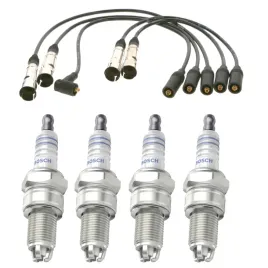 4x-swiece-zaplonowe-bosch-zestaw-przewodow-zaplonowych-bosch-audi-80