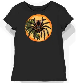 koszulka-damska-czarna-z-motywem-tarantuli-w-cieniu-dzungli-l