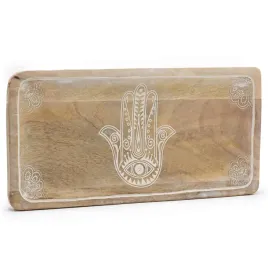 taca-drewniana-dluga-hamsa-biala