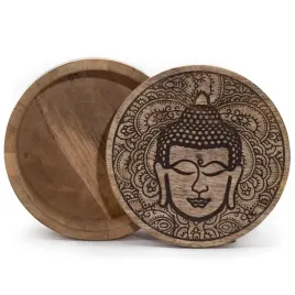 drewniane-okragle-pudelko-ciemny-budda
