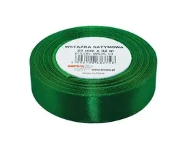 wstazka-satynowa-zielona-25mmx32m-brewis