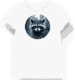koszulka-damska-biala-z-motywem-maskowanego-szopa-w-lesnym-cieniu-xxl