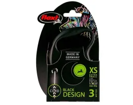 flexi-black-design-linka-xs-3m-8kg-czarna