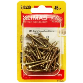 wkrety-hartowane-do-drewna-3x30-stozkowe-pz1-ocynk-blister-klimas-45szt