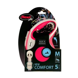 flexi-new-comfort-tasma-m-5m-do-25kg-czerwona