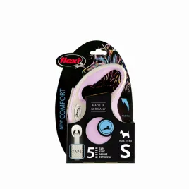 flexi-new-comfort-tasma-s-5m-do-15kg-rozowa