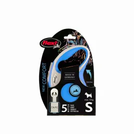 flexi-new-comfort-tasma-s-5m-do-15kg-niebieska