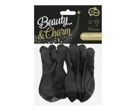 balony-pastelowe-beautyandcharm-czarne-30cm-10sz