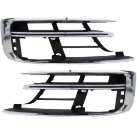 audi-a8-4n-2018-2021-atrapa-zderzaka-czarna-chrom-lewa-prawa-komplet