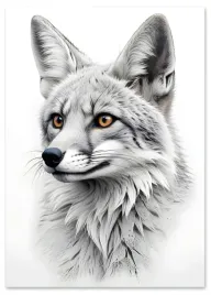 plakat-cyfrowy-do-wydruku-portret-lis