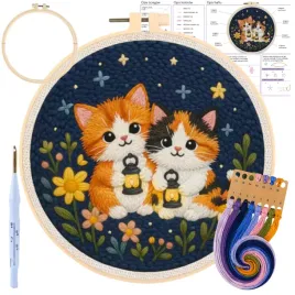 haft-petelkowy-zestaw-do-haftowania-haftu-gotowy-wzor-diy-punch-needle-koty