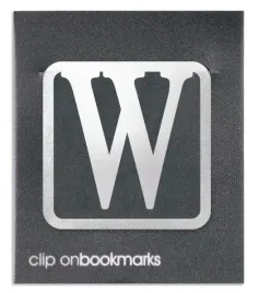 metalowa-zakladka-litera-w-clip-on-if