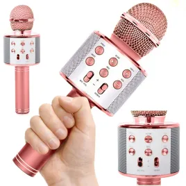mikrofon-bezprzewodowy-bluetooth-glosnik-karaoke-modulator-glosu-okragly