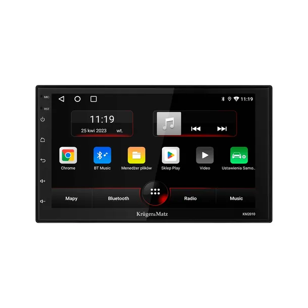 Radio Samochodowe Kruger&Matz CarPlay/AndroidAuto 7” 2DIN Bluetooth USB AUX