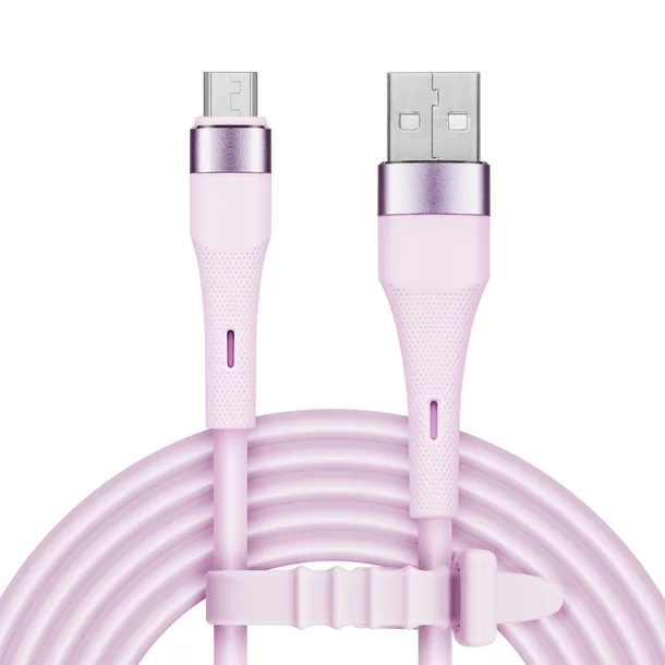 kabel-usb-microusb-1m-12w-silikonowy-krugerandmatz-basic-kolor-fioletowy