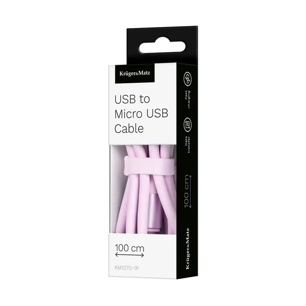 kabel-usb-microusb-1m-12w-silikonowy-krugerandmatz-basic-dlugosc-przewodu-1-m