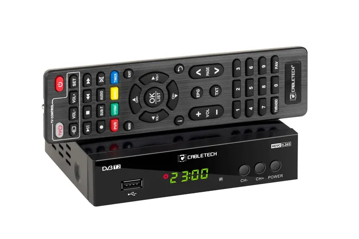 tuner-dekoder-tv-dvb-t2-h-265-hevc-cabletech-dodatkowy-pilot-dla-seniora-model-urz0338a