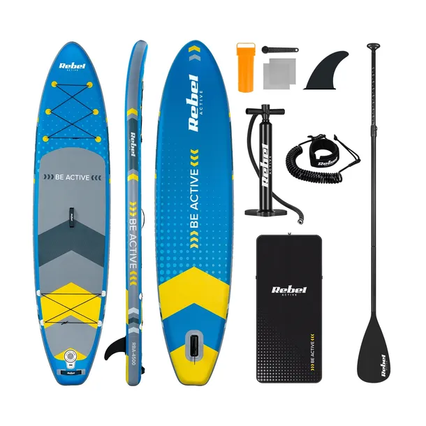 Deska SUP pompowana do pływania drop-stitch 350 cm wiosło zestaw