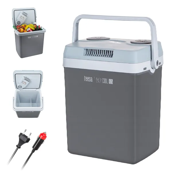 Lodówka turystyczna samochodowa 25L XL 230V 12V funkcja grzania Teesa A25
