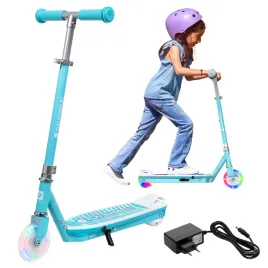 hulajnoga-elektryczna-dla-dzieci-fun-wheels-light-blue-50w-50kg-8-km-h-6km