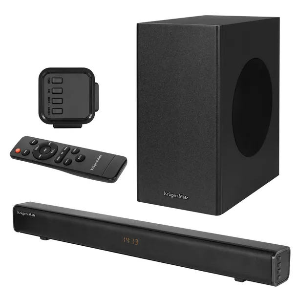 Soundbar Kruger&Matz Universe 2.1 HDMI (ARC) USB AUX-in Bluetooth 5.0