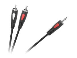 kabel-przewod-audio-minijack-cinch-1m-jack-35mm-2rca-cabletech-eco-line