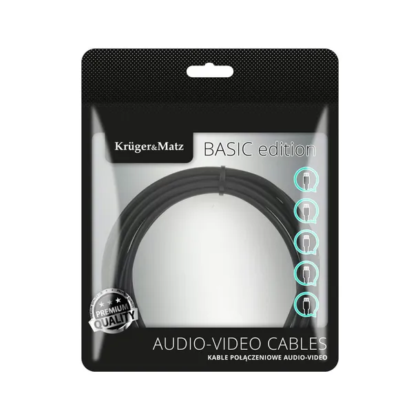 kabel-jack-rca-krugerandmatz-basic-500-cm-kod-producenta-km1217