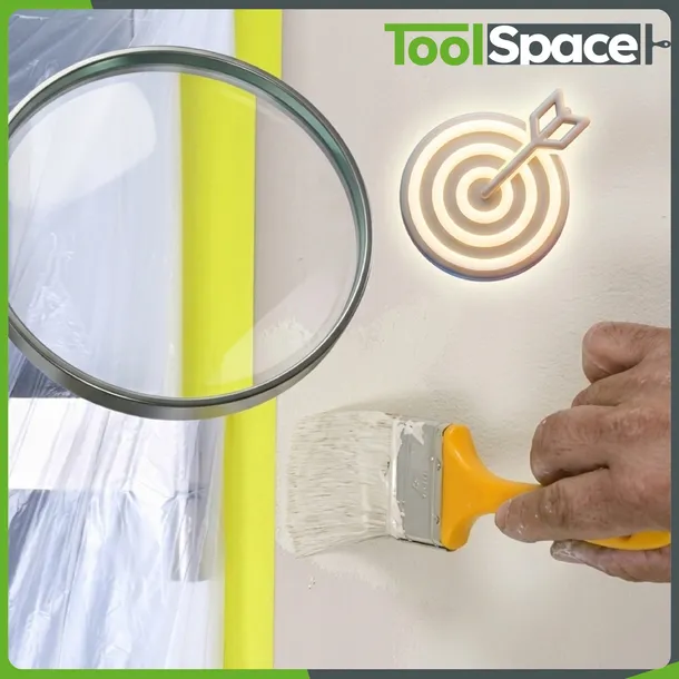 folia-malarska-ochronna-z-tasma-toolspace-110cm-x33m-antychlap-speedy-mask-stan-nowy-marka-toolspace