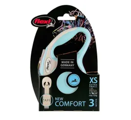 flexi-new-comfort-tasma-xs-3m-do-12kg-blekitna