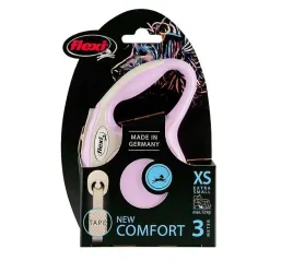 flexi-new-comfort-tasma-xs-3m-do-12kg-rozowa