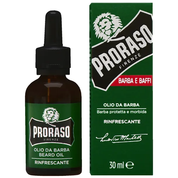 Proraso Refreshing Beard Oil odświeżający olejek do pielęgnacji brody 30ml
