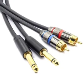 kabel-audio-przewod-2x-wtyk-jack-63mm-2x-wtyk-rca-cinch-3m