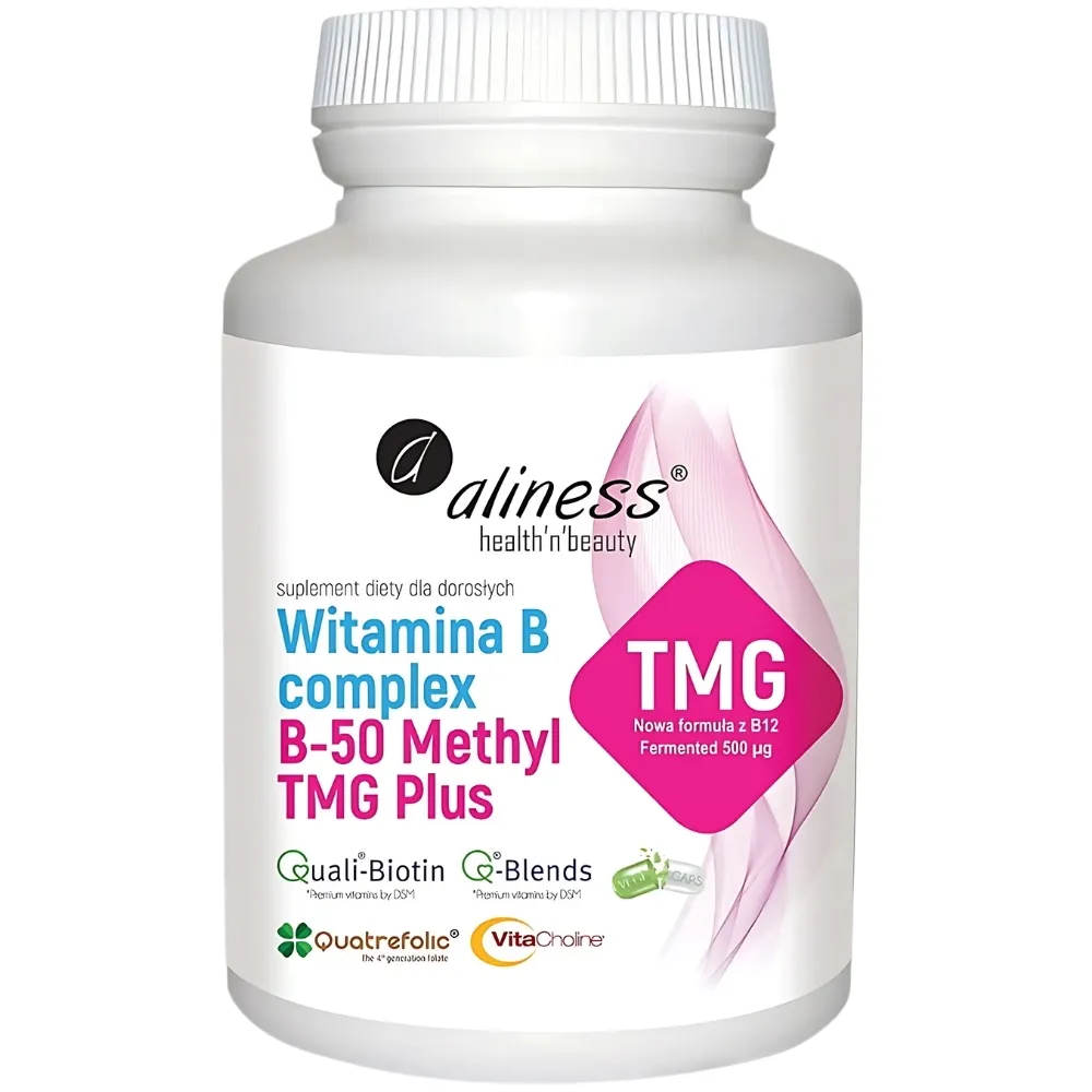 aliness-witamina-b-complex-b-50-methyl-tmg-plus-100-kapsulek