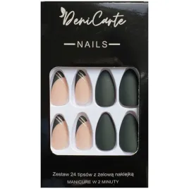 deni-carte-tipsy-black-ze-zlotymi-liniami-24-szt-paznokcie-sztuczne-matowe