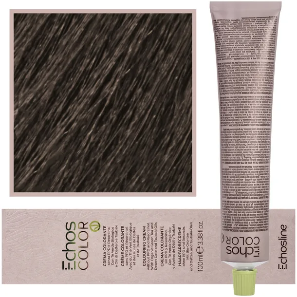 ECHOSLINE Echos Color 100ml farba włosów 7,0 Zimny Naturalny Średni Blond