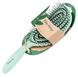 poniks-pure-hemp-ds320-ekologiczna-szczotka-do-rozczesywania-wlosow-zielona