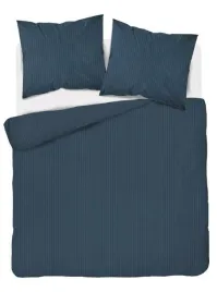 posciel-adamaszkowa-180x200-denim-granatowa-jednobarwna-paski-1-cm-pure