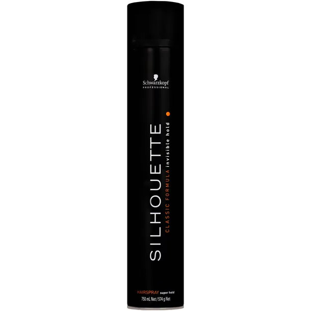 Lakier Czarny Silhouette Schwarzkopf Professional Bardzo Mocny Spray 750 ml
