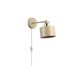 kinkiet-e27-led-elza-ruchomy-x1-bezowy-wtyczka